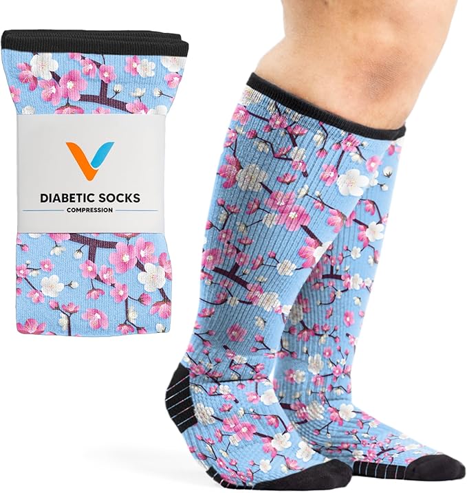 Viasox Compression Socks for Women and Men, Knee High Socks 12-15 mmhg Circulation Support for Flight, Travel, Daily by Viasox