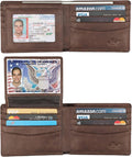 HIMI Wallet for Men-Genuine Leather RFID Blocking Bifold Stylish Wallet With 2 ID Window by WelcometoHIMI