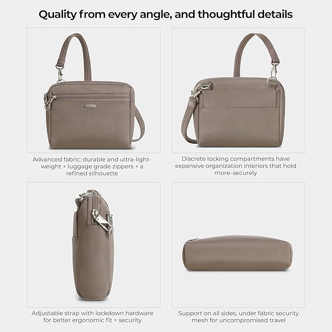 Travelon Anti-Theft Classic Convertible Crossbody & Waist Pack - Image 5