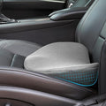 2 in 1 Car Seat Cushion Lumbar Pillow - Comfort Memory Foam Seat Cushion for Driving, Office - Sciatica-Back Pain Relief, Car Cushion for Car, Truck, Office, Wheelchair (Grey) by OLYDON