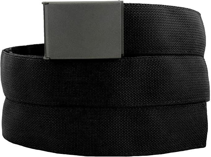 Gear Cache Belt™ Hidden-Pocket EDC Travel Belt | Full-length hidden pocket fits cash, tools or a 23-piece kit; MIL-SPEC nylon belt has a stainless buckle and bottle opener. by WAZOO%C2%AE