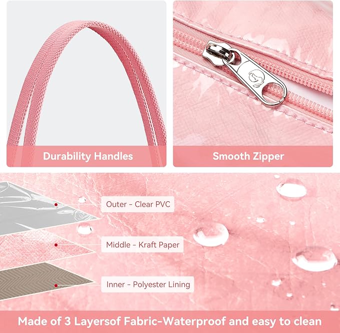 KALIDI Tote Bag for Women Nylon Top-Handle Purse,Large Capacity Shoulder Hobo handBag with Zipper Leisure Foldable Weekend - Image 6