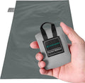 Odoland Sandproof Beach Blanket, Waterproof Portable Mat with Carry Pouch | 43.3“x27.5” Quick Drying & Foldable Lightweight Sand Free Beach Mat Tarp for Hiking, Camping, Travel, Grey by Odoland