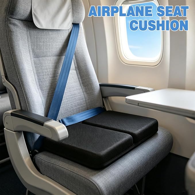 Honeycomb Gel Seat Cushion 16"x12" Foldable for Tailbone & Pressure Relief | Portable foldable cushion for airplane, car, office & wheelchair; lightweight breathable pad for all-day pressure relief - Image 5