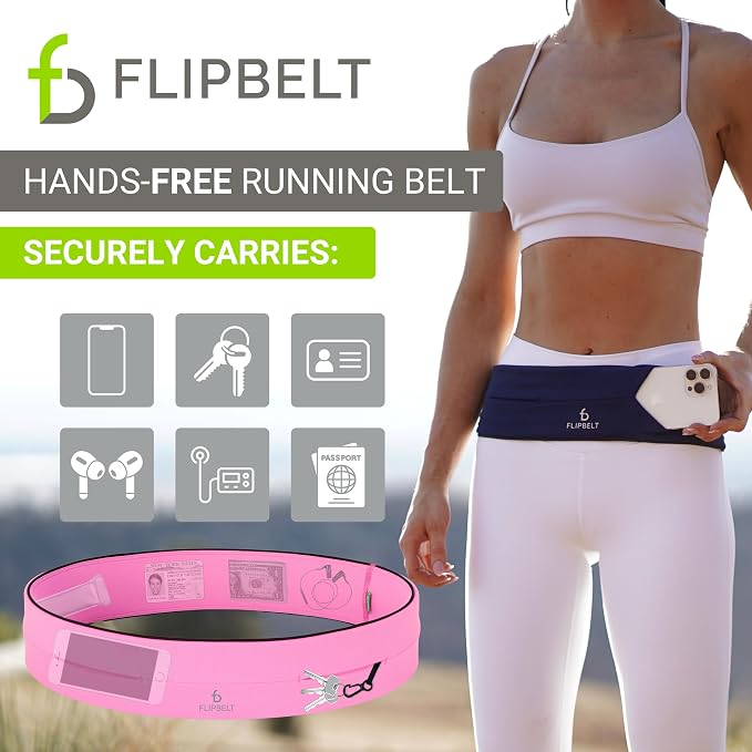 FlipBelt Classic Running Belt, Phone Holder for Running, Money Belt Pouch - Image 2