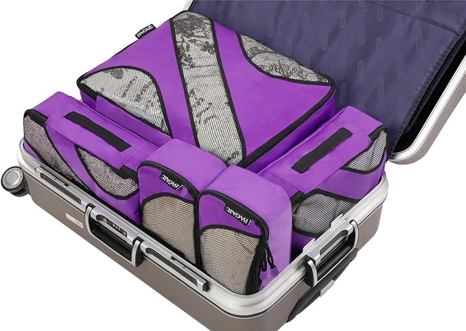 BAGAIL 6 Set Packing Cubes,Travel Luggage Packing Organizers - Image 5