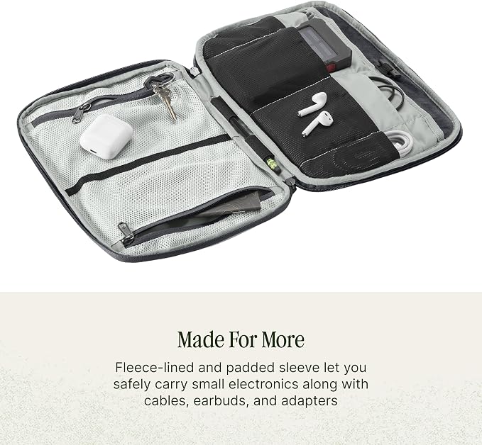 Eagle Creek Pack-It E-Tools Organizer Pro, Storm Grey | Compact Tech Accessory Pouch with Charging Cord Organizer, Small Tech Accessories Pouch, Travel Essentials - Image 3