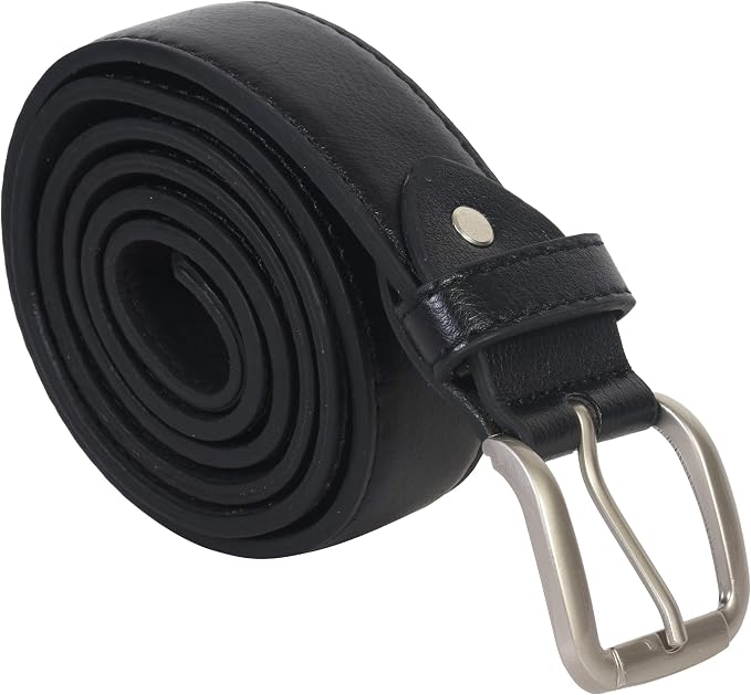 Men's Black Leather Money Belt Sizes 32 Through 64 - Image 6