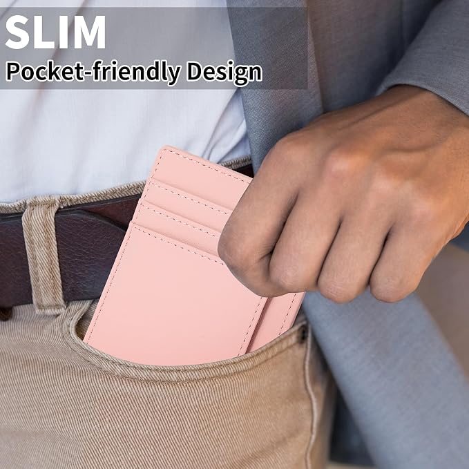 Chelmon Slim Wallet for Men, Minimalist Front Pocket RFID Blocking Credit Card Holder - Image 5