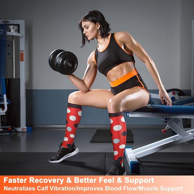 FEYHAY Copper Compression Socks (8 Pairs) 15-20 mmHg Circulation is Best Athletic & Daily for Men & Women, Running, Climbing - Image 2