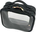 JAZD Clear Makeup Bag Toiletry Bag for Women Cosmetic Case Large Capacity Travel Make Up Bag Organizer Transparent Storage Compartment TSA Approved by JAZD