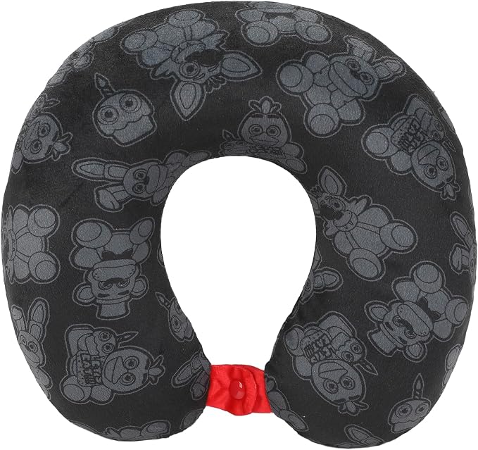Bioworld Five Nights At Freddy's 3-Piece Neck Pillow Packing Cube & Luggage Tag Travel Set - Image 4