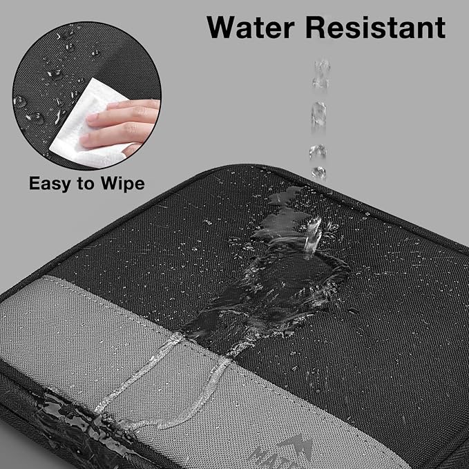 MATEIN Cord Organizer Travel Case, Cable Storage Bag, 2 Pack | Water Resistant, Portable Electronics Case, Carrying Bag for Cable, Changer, Earphone, for Electronic Accessories - Image 5