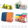 4-Pack Large Cabinet Door Organizer, 11.4" Adhesive Wall Mounted Pantry Organizers and Storage, Space Saving, Drain Bottom, No drill, Clea Storage Caddy Baskets for Kitchen, Bathroom, Under Sink by AENTGIUEnjoyHomeKitchen
