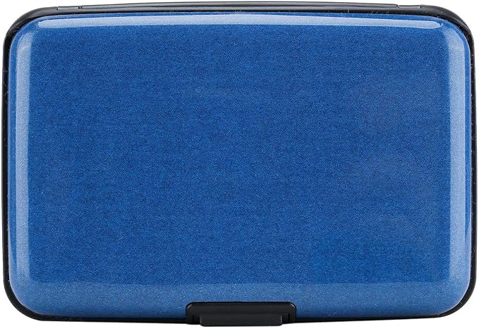 RFID Blocking Credit Card Protector Case Holder Wallet for Men Women | RFID Blocking Credit Card Protector Aluminum ID Case Hard Shell Business Card Holders Metal Wallet for Men or Women by ELFISH