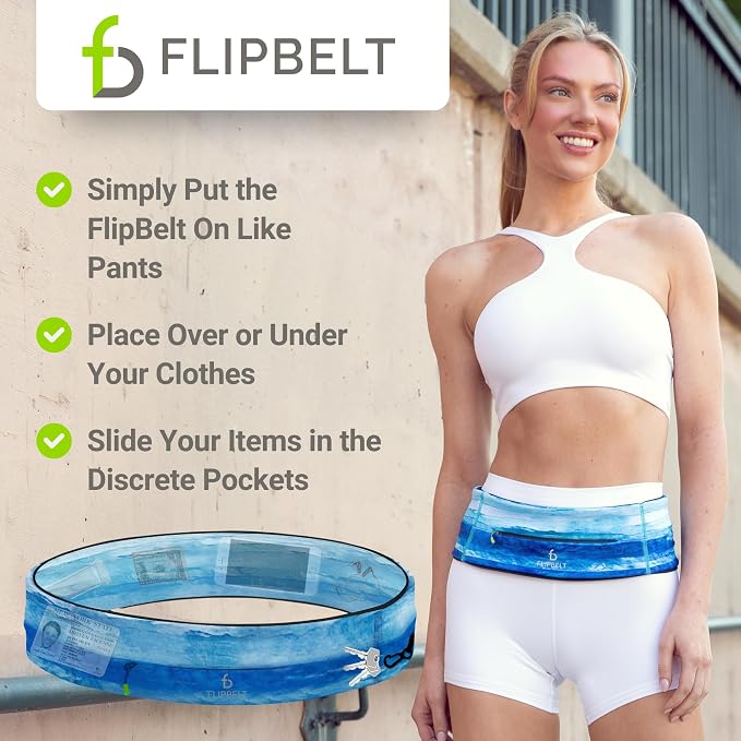 FlipBelt Zipper Running Belt, Waist Pack for Fitness and Running, US Company - Image 5