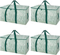 BALEINE 4-Pack Oversized Moving Bags with Reinforced Handles, Heavy-Duty Storage Tote for Clothes, Moving Supplies (Antique Folidage, 4-Pack) by BALEINE