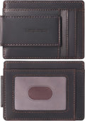 Toughergun Slim Wallet for Men RFID Blocking Money Clip, Minimalist Front Pocket Credit Card Holder, Magnetic Thin Mens Wallets with ID Window by Toughergun