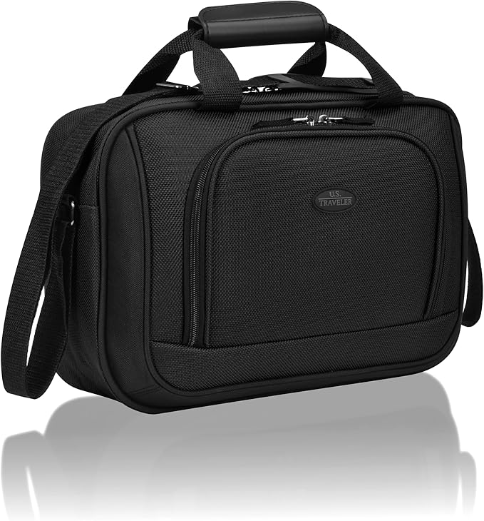 U.S. Traveler Rio 14" Travel Tote Bag, Lightweight 1200D Carry-On Bag for Women & Men by USTraveler