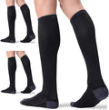 FITRELL 3 Pairs Compression Socks for Women and Men 20-30mmHg-Circulation Support Socks by FITRELL