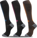 fenglaoda Compression Socks for Women Men 3 Pairs Graduated Compression Support Circulation Socks for Nurses by fenglaoda