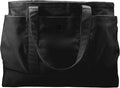 Lisa Tote | 35L | TOTE-136 Black | Everyday Utility, Versatile Gym, Beach & Market Bag, Daily Carry, Sturdy Cotton Canvas, Fits Under Airline Seat, TSA Friendly by MerzonTravel