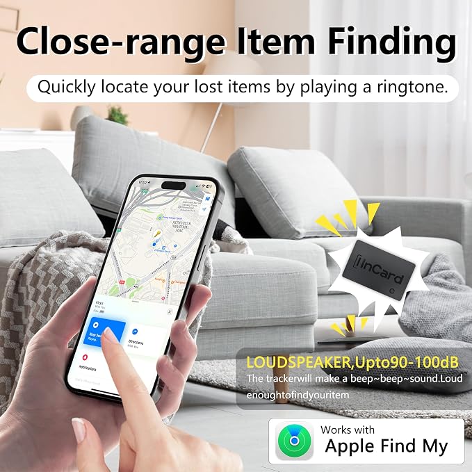 Wallet Tracker Card, Android iPhone, Find My & Google, 5Yr Battery 2 Pack | 2-pack, no charging needed, 5-year battery, IP68 waterproof, Apple MFi Certified, Apple Find My & Google Find My Device - Image 4