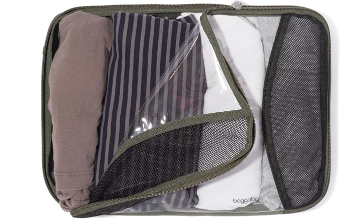 Baggallini Compression Cube 3-piece set - Lightweight Compression Packing Cubes for Travel - Image 10