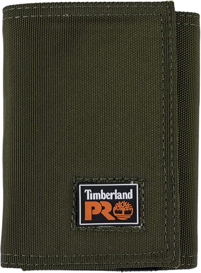 Timberland PRO Men's Cordura Nylon RFID Trifold Wallet with ID Window by TimberlandPRO