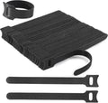 Nettbe Reusable Cable Ties, 126 PCS 8 Inches Adjustable Cord Straps Wire Organizer Cord Wrap and Hook Loop Cable Management by Nettbe