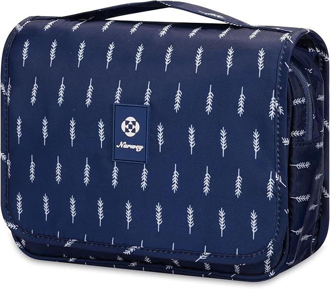 Narwey Small Hanging Travel Toiletry Bag for Women, Travel Bag for Toiletries, Makeup Bag Organizer Make Up Bags Cosmetic Bags for Girls by Narwey