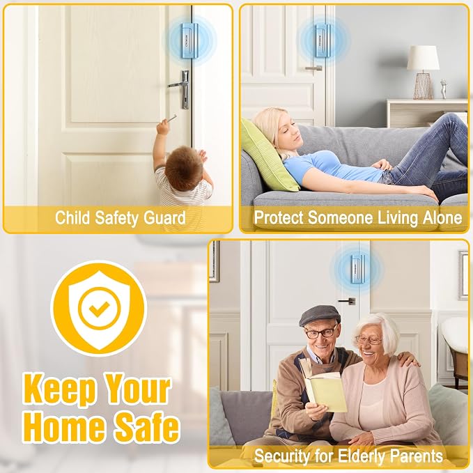 2 Pack Home Security Door Lock, Reinforcement Lock for Kids Safety, Silver | Withstands 1000 lbs of Impact, Door Lock for Front Door, Defender Door Locks Latch, Inside Door Lock, For Door Security - Image 6
