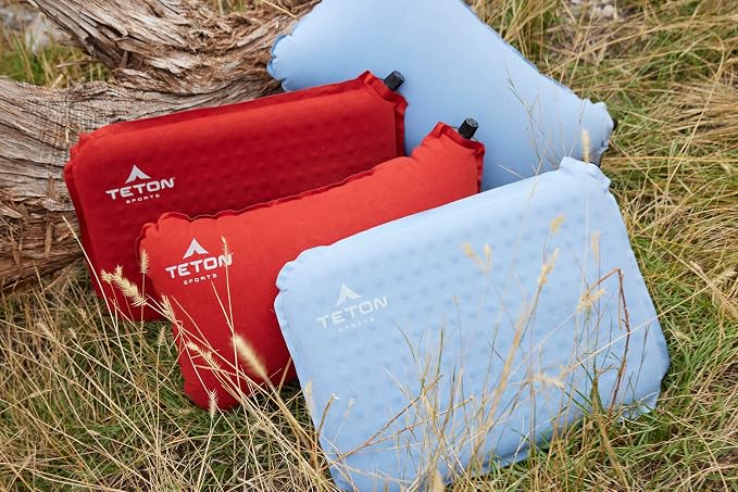Teton Camping Seat Cushion; Stadium Seat; Office Chair; Car Pad; Inflatable, Redwood - Image 8