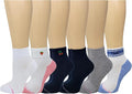 Dr. Motion Compression Quarter Socks For Women With Enhanced Cushion And Breathable Arch Support 6 Pairs by Dr.+Motion