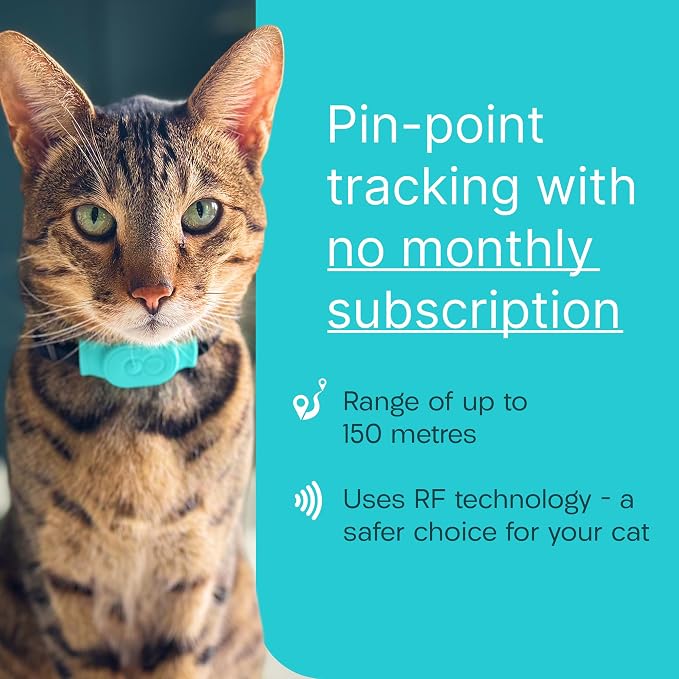 Tabcat V2 Cat & Kitten Tracker - More Accurate Than GPS - No Monthly Fee or Subscription - Includes 2 Homing Tags - Up to 150m Range - Small & Lightweight Tags Perfect to Find Indoor & Outdoor Cats - Image 3