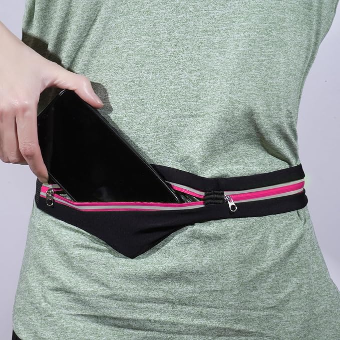 Running Belt for Men & Women - Secure Jogging Pouch for Phone, Keys & Essentials, For All Cell Phones - Image 5