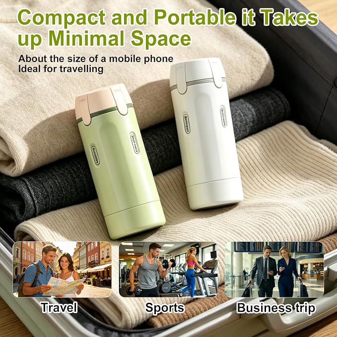 4-in-1 Travel Dispenser Bottle, TSA Approved Leakproof Set(Green) | 4-in-1 rotatable design, leakproof hard shell, 4x30ml/1oz liquid containers, TSA carry-on approved, essentials for women&men - Image 6