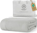 Threadmill Luxury Cotton Blankets for King Size Bed | All-Season Cozy 100% Cotton King Size Blanket | Herringbone Soft Fall Thermal Blanket fits California King Size Bed | Light Grey | 100% Cotton, Herringbone Pattern, 106x92 in, Breathable, All-Season... by ThreadmillHomeLinen
