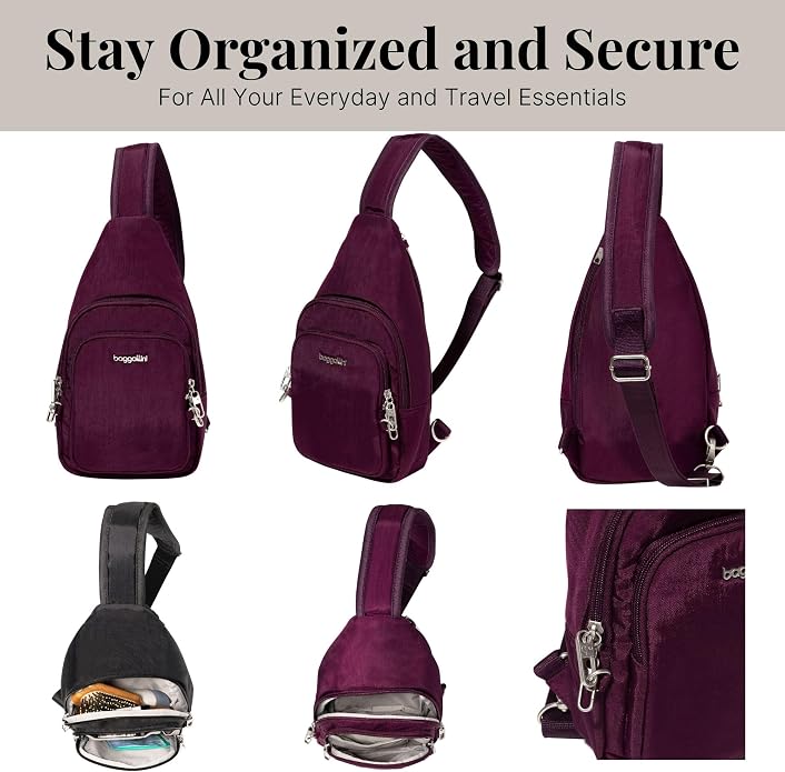 Baggallini Securtex Anti-Theft Daytripper Sling - Image 7