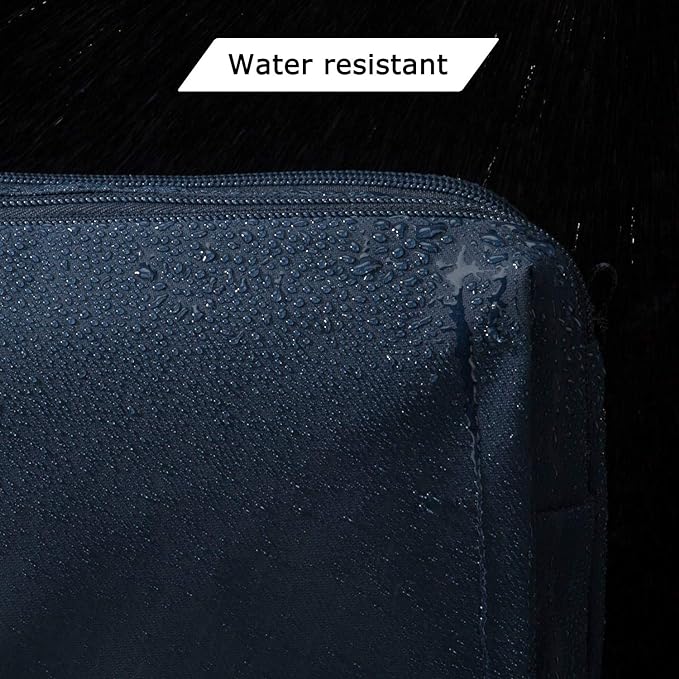 BAGSMART Toiletry Bag for Men, Travel Toiletry Organizer Dopp Kit Water-resistant Shaving Bag for Toiletries Accessories, Door Room Essentials,Navy Blue-medium - Image 6