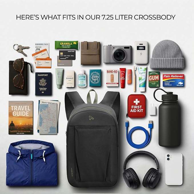 Travelon Anti-Theft The Voyages Small Backpack with XL Water Bottle Pocket - Image 6