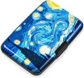 Mayski Credit Card Holder for Women RFID Blocking Wallet, The Starry Night | Card Wallets for Women Small Mini Business Metal Accordion Aluminum Alloy Hard Case for Men by SLIMELEGANCEPERSONIFIED