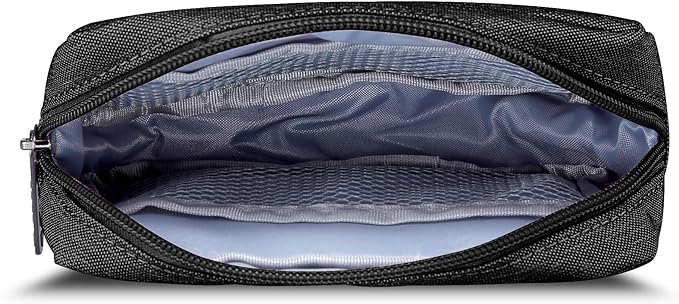 E-Tree Cute Small Pouch, Makeup Cosmetic Bag,Make up Bag for Purse,Toiletry Zipper Pouch,Tech Bag,Electronic Organizer Travel Case,Storage Pouches for Organization Black - Image 5