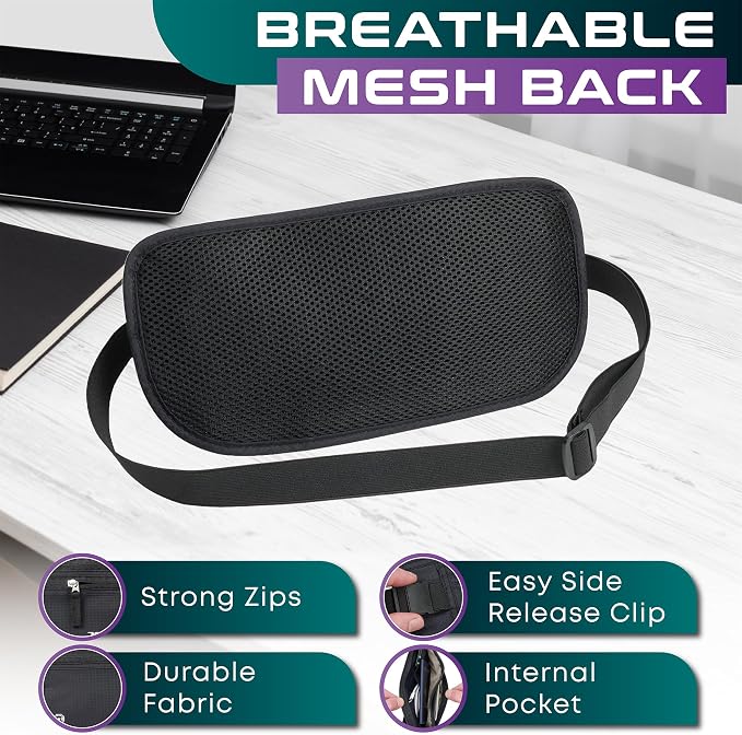 Travel Money Belt & Passport Holder - RFID Blocking Slim Travel Wallet & Fanny Pack for Men and Women - Essential Travel Pouch for Cash, Credit Cards, and Documents (Green Color) - Image 7