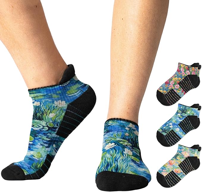 Viasox Ankle Compression Socks for Women & Men 3 Pack, 14 mmHg Support Improves Circulation, Extra Cushioned by Viasox