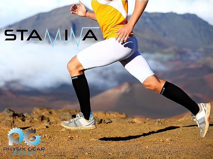 Physix Gear Compression Socks 20-30 mmHg - Men & Women - Running, Nurses, Shin Splints, Flight, Travel - Image 3