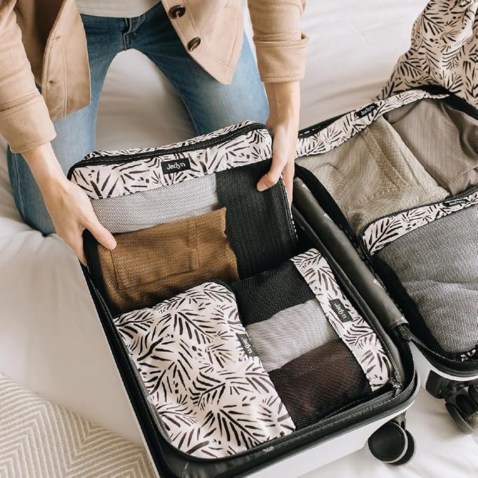 Packing Cubes for Travel, 6-Piece Large Packing Cube Organizer Set for Suitcase, Duffel Bag, Luggage, Multiple Sizes Travel Essentials (Desert Foliage) - Image 5