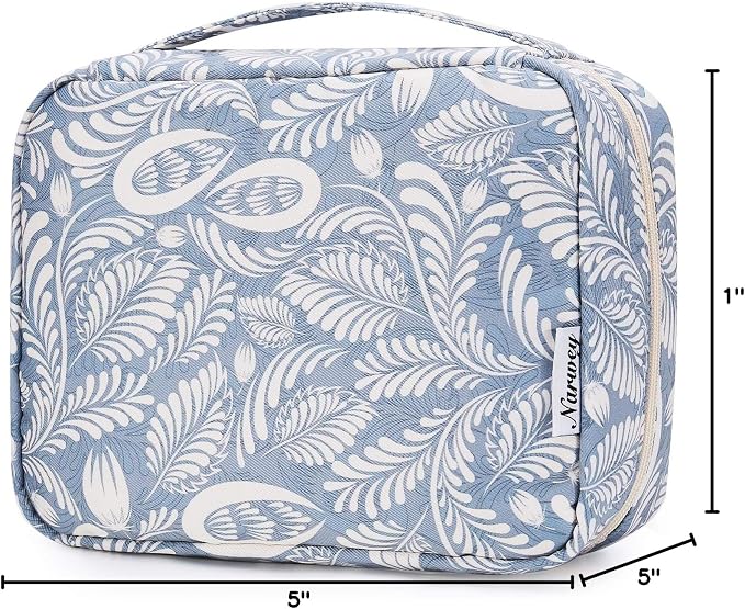 Narwey Small Hanging Travel Toiletry Bag for Women, Travel Bag for Toiletries, Makeup Bag Organizer Cosmetic Bags Make Up Bags for Girls - Image 8