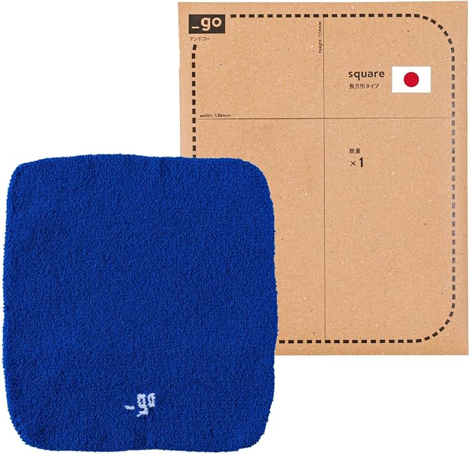 Cable Organizer, Square, Made in Japan, Blue by PACKINGKNIT_GO