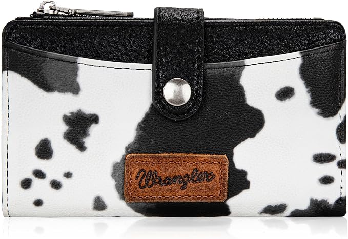 Wrangler Wallet for Women Bifold Card Holder with Zipper and ID Window by Wrangler%C2%AE